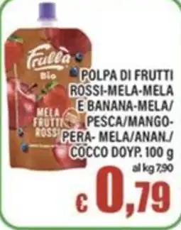 Top Supermercati Frulla Bio Polpa di frutti rossi offerta