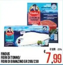 Supermercati EffePiù Findus Fiori di Tonno/Fiori di Branzino offerta