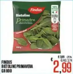 Supermercati EffePiù Findus Bietoline Primavera offerta