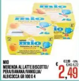 Supermercati EffePiù Mio merenda al latte biscotto offerta
