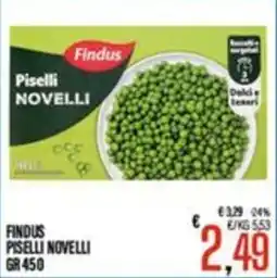 Supermercati EffePiù Findus Piselli Novelli offerta
