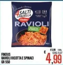 Supermercati EffePiù Findus Ravioli Ricotta e Spinaci offerta
