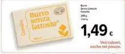 Supermercati EffePiù Burro senza lattosio Consilia offerta
