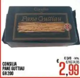 Supermercati EffePiù Consilia Pane Guttiau offerta