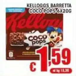 Sacoph Kelloggs barretta coco pops offerta