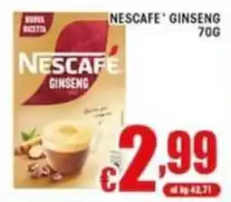 Sacoph Nescafe ginseng offerta