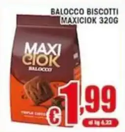 Sacoph Biscotti Maxiciok Balocco offerta