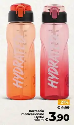 Ipercoop Radenza Borraccia motivazionale Hydro offerta