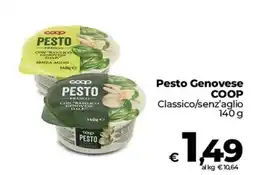 Ipercoop Radenza Pesto Genovese COOP offerta