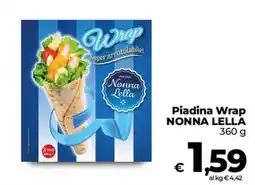 Ipercoop Radenza Piadina Wrap Nonna Lella offerta