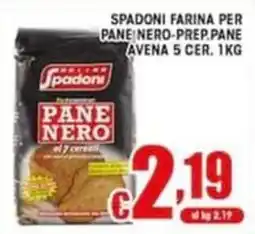 Sacoph Spadoni pane nero offerta