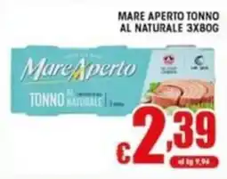 Sacoph Mare Aperto tonno al naturale offerta