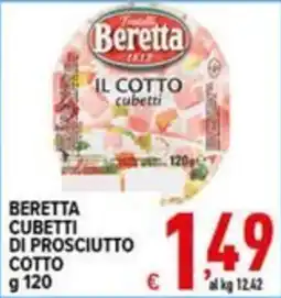Iper Triscount Beretta cubetti di prosciutto cotto offerta
