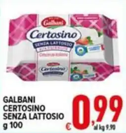 Iper Triscount Galbani Certosino senza lattosio offerta