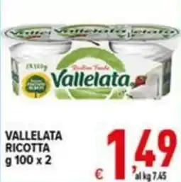 Iper Triscount Vallelata Ricotta offerta