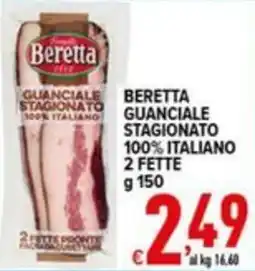 Iper Triscount Beretta guanciale stagionato offerta