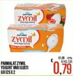 Supermercati EffePiù Parmalat Zymil Yogurt Vari Gusti offerta