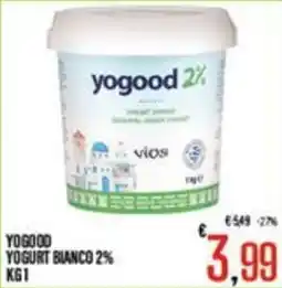 Supermercati EffePiù Yogood Yogurt Bianco 2% offerta