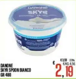 Supermercati EffePiù Danone skyr spoon bianco offerta