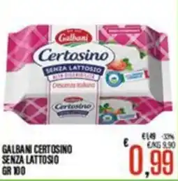 Supermercati EffePiù Galbani Certosino senza lattosio offerta