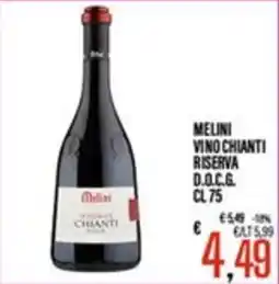 Supermercati EffePiù Melini Vino Chianti Riserva D.O.C.G. offerta