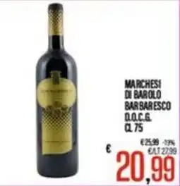 Supermercati EffePiù Marchesi di Barolo Barbaresco D.O.C.G. offerta