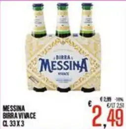 Supermercati EffePiù Messina birra vivace offerta
