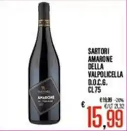 Supermercati EffePiù Sartori Amarone della Valpolicella D.O.C.G. offerta