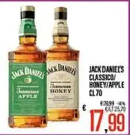 Supermercati EffePiù Jack Daniel's Classic/Honey/Apple offerta
