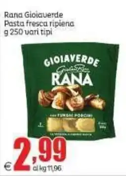 Elite Pasta fresca ripiena Rana Gioia Verde offerta