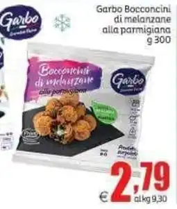 Elite Garbo Bocconcini di melanzane alla parmigiana offerta