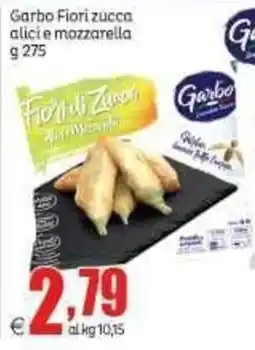 Elite Garbo Fiori di Zucca alici e mozzarella offerta