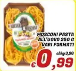 Idromarket Mosconi pasta all'uovo offerta
