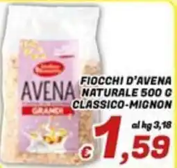 Idromarket FIOCCHI D'AVENA NATURALE GRANDI offerta