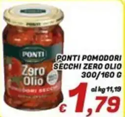 Idromarket Ponti pomodori secchi zero olio offerta