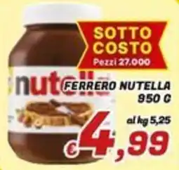 Idromarket Ferrero Nutella offerta