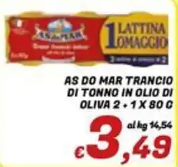 Idromarket As do Mar trancio di tonno in olio di oliva offerta