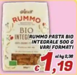 Idromarket Rummo pasta bio integrale offerta