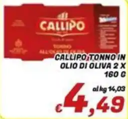 Idromarket Callipo tonno in olio di oliva offerta