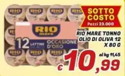 Idromarket Rio mare tonno olio di oliva offerta