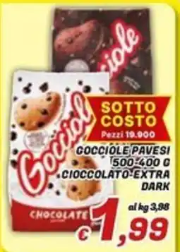 Idromarket Gocciole Pavesi Cioccolato Extra Dark offerta