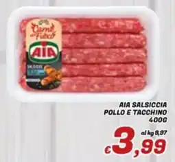 Idromarket AIA Salsiccia Pollo e Tacchino offerta