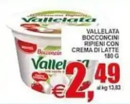 Pewex Vallelata bocconcini con crema di latte offerta