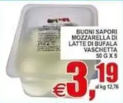 Pewex Buoni sapori mozzarella di latte di bufala vaschetta offerta