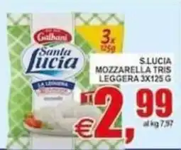 Pewex Santa Lucia Mozzarella Tris Leggera offerta