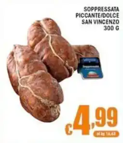 Sacoph Soppressata piccante/dolce San Vincenzo offerta
