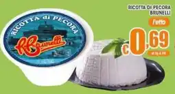 Sacoph Ricotta di pecora Brunelli offerta