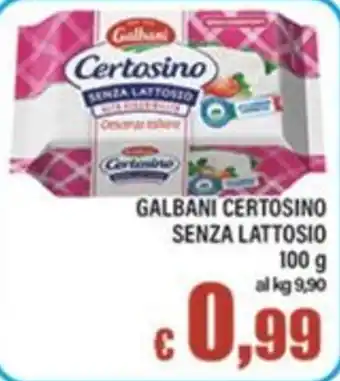 Galbani Certosino senza lattosio