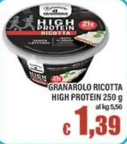Top Supermercati Granarolo ricotta high protein offerta