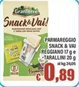 Top Supermercati Snack & Vai! Parmareggio offerta